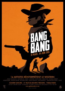 AFFICHE EXPO BANG BANG GALERIE SAKURA