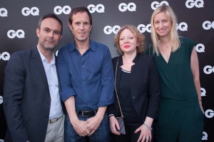 Emmanuel Poncet (GQ), Pascal Aznar (Canal +), Odile Idkowiak (Paul Smith) et Jacqueline de Cossette (GQ)